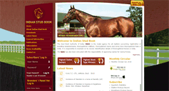 Desktop Screenshot of indianstudbook.com